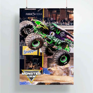 Onyourcases Grave Digger Monster Jam Truck Custom Poster Awesome Silk Poster Wall Decor Home Decoration Wall Art Satin Silky Decorative Wallpaper Personalized Wall Hanging 20x14 Inch 24x35 Inch Poster