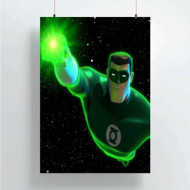 Onyourcases Green Lantern The Animated Series Custom Poster Awesome Silk Poster Wall Decor Home Decoration Wall Art Satin Silky Decorative Wallpaper Personalized Wall Hanging 20x14 Inch 24x35 Inch Poster