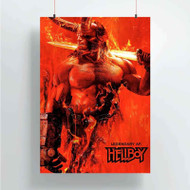 Onyourcases Hellboy Custom Poster Awesome Silk Poster Wall Decor Home Decoration Wall Art Satin Silky Decorative Wallpaper Personalized Wall Hanging 20x14 Inch 24x35 Inch Poster