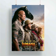 Onyourcases Jumanji The Next Level Custom Poster Awesome Silk Poster Wall Decor Home Decoration Wall Art Satin Silky Decorative Wallpaper Personalized Wall Hanging 20x14 Inch 24x35 Inch Poster