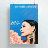 Onyourcases Kacey Musgraves Oh What a World Tour II Custom Poster Awesome Silk Poster Wall Decor Home Decoration Wall Art Satin Silky Decorative Wallpaper Personalized Wall Hanging 20x14 Inch 24x35 Inch Poster