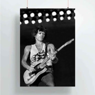 Onyourcases Keith Richards Guitar Custom Poster Awesome Silk Poster Wall Decor Home Decoration Wall Art Satin Silky Decorative Wallpaper Personalized Wall Hanging 20x14 Inch 24x35 Inch Poster