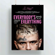 Onyourcases Lil Peep Everybody s Everything Custom Poster Awesome Silk Poster Wall Decor Home Decoration Wall Art Satin Silky Decorative Wallpaper Personalized Wall Hanging 20x14 Inch 24x35 Inch Poster