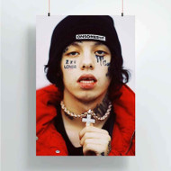 Onyourcases Lil Xan Custom Poster Awesome Silk Poster Wall Decor Home Decoration Wall Art Satin Silky Decorative Wallpaper Personalized Wall Hanging 20x14 Inch 24x35 Inch Poster