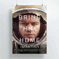 Onyourcases Matt Damon The Martian Custom Poster Awesome Silk Poster Wall Decor Home Decoration Wall Art Satin Silky Decorative Wallpaper Personalized Wall Hanging 20x14 Inch 24x35 Inch Poster