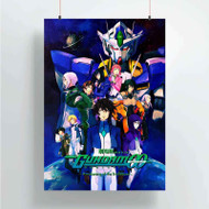 Onyourcases Mobile Suit Gundam 00 Custom Poster Awesome Silk Poster Wall Decor Home Decoration Wall Art Satin Silky Decorative Wallpaper Personalized Wall Hanging 20x14 Inch 24x35 Inch Poster