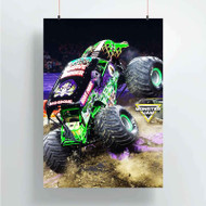Onyourcases Monster Jam Grave Digger Custom Poster Awesome Silk Poster Wall Decor Home Decoration Wall Art Satin Silky Decorative Wallpaper Personalized Wall Hanging 20x14 Inch 24x35 Inch Poster