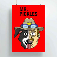 Onyourcases Mr Pickles Custom Poster Awesome Silk Poster Wall Decor Home Decoration Wall Art Satin Silky Decorative Wallpaper Personalized Wall Hanging 20x14 Inch 24x35 Inch Poster