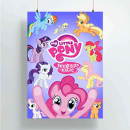 Onyourcases My Little Pony Friendship is Magic Custom Poster Awesome Silk Poster Wall Decor Home Decoration Wall Art Satin Silky Decorative Wallpaper Personalized Wall Hanging 20x14 Inch 24x35 Inch Poster