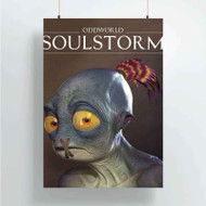 Onyourcases Oddworld Soulstorm Custom Poster Awesome Silk Poster Wall Decor Home Decoration Wall Art Satin Silky Decorative Wallpaper Personalized Wall Hanging 20x14 Inch 24x35 Inch Poster