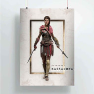 Onyourcases Odyssey Kassandra Assassin s Creed Custom Poster Awesome Silk Poster Wall Decor Home Decoration Wall Art Satin Silky Decorative Wallpaper Personalized Wall Hanging 20x14 Inch 24x35 Inch Poster