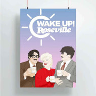 Onyourcases Paramore Wake Up Roseville Custom Poster Awesome Silk Poster Wall Decor Home Decoration Wall Art Satin Silky Decorative Wallpaper Personalized Wall Hanging 20x14 Inch 24x35 Inch Poster
