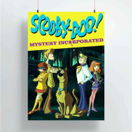 Onyourcases Scooby Doo Mystery Incorporated Art Custom Poster Awesome Silk Poster Wall Decor Home Decoration Wall Art Satin Silky Decorative Wallpaper Personalized Wall Hanging 20x14 Inch 24x35 Inch Poster