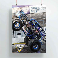 Onyourcases Son uva Digger Monster Jam Truck Custom Poster Awesome Silk Poster Wall Decor Home Decoration Wall Art Satin Silky Decorative Wallpaper Personalized Wall Hanging 20x14 Inch 24x35 Inch Poster