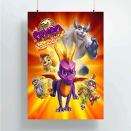 Onyourcases Spyro Reignited Trilogy Custom Poster Awesome Silk Poster Wall Decor Home Decoration Wall Art Satin Silky Decorative Wallpaper Personalized Wall Hanging 20x14 Inch 24x35 Inch Poster