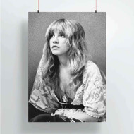 Onyourcases Stevie Nicks Custom Poster Awesome Silk Poster Wall Decor Home Decoration Wall Art Satin Silky Decorative Wallpaper Personalized Wall Hanging 20x14 Inch 24x35 Inch Poster