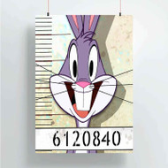 Onyourcases The Bugs Bunny Custom Poster Awesome Silk Poster Wall Decor Home Decoration Wall Art Satin Silky Decorative Wallpaper Personalized Wall Hanging 20x14 Inch 24x35 Inch Poster