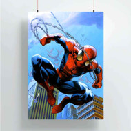 Onyourcases Ultimate Spiderman Custom Poster Awesome Silk Poster Wall Decor Home Decoration Wall Art Satin Silky Decorative Wallpaper Personalized Wall Hanging 20x14 Inch 24x35 Inch Poster
