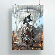 Onyourcases Assassin s Creed IV Black Flag Products Custom Poster Best Silk Poster Wall Decor Home Decoration Wall Art Satin Silky Decorative Wallpaper Personalized Wall Hanging 20x14 Inch 24x35 Inch Poster
