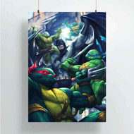 Onyourcases Batman and Teenage Mutant Ninja Turtles Custom Poster Best Silk Poster Wall Decor Home Decoration Wall Art Satin Silky Decorative Wallpaper Personalized Wall Hanging 20x14 Inch 24x35 Inch Poster