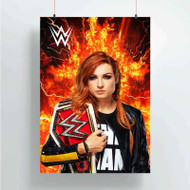 Onyourcases Becky Lynch WWE Products Custom Poster Best Silk Poster Wall Decor Home Decoration Wall Art Satin Silky Decorative Wallpaper Personalized Wall Hanging 20x14 Inch 24x35 Inch Poster