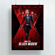 Onyourcases Black Widow Custom Poster Best Silk Poster Wall Decor Home Decoration Wall Art Satin Silky Decorative Wallpaper Personalized Wall Hanging 20x14 Inch 24x35 Inch Poster