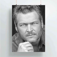 Onyourcases Blake Shelton Arts Custom Poster Best Silk Poster Wall Decor Home Decoration Wall Art Satin Silky Decorative Wallpaper Personalized Wall Hanging 20x14 Inch 24x35 Inch Poster