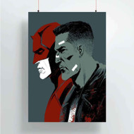 Onyourcases Daredevil Punisher Custom Poster Best Silk Poster Wall Decor Home Decoration Wall Art Satin Silky Decorative Wallpaper Personalized Wall Hanging 20x14 Inch 24x35 Inch Poster