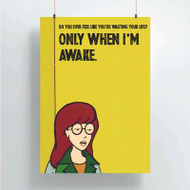Onyourcases Daria Morgendorffer Custom Poster Best Silk Poster Wall Decor Home Decoration Wall Art Satin Silky Decorative Wallpaper Personalized Wall Hanging 20x14 Inch 24x35 Inch Poster