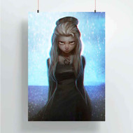 Onyourcases Dark Elsa Frozen Disney Custom Poster Best Silk Poster Wall Decor Home Decoration Wall Art Satin Silky Decorative Wallpaper Personalized Wall Hanging 20x14 Inch 24x35 Inch Poster