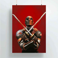 Onyourcases Deathstroke Products Custom Poster Best Silk Poster Wall Decor Home Decoration Wall Art Satin Silky Decorative Wallpaper Personalized Wall Hanging 20x14 Inch 24x35 Inch Poster