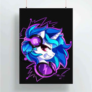 Onyourcases DJ Pon3 My Little Pony Custom Poster Best Silk Poster Wall Decor Home Decoration Wall Art Satin Silky Decorative Wallpaper Personalized Wall Hanging 20x14 Inch 24x35 Inch Poster