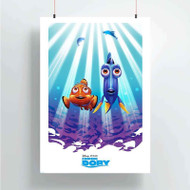 Onyourcases Dory and Nemo Disney Custom Poster Best Silk Poster Wall Decor Home Decoration Wall Art Satin Silky Decorative Wallpaper Personalized Wall Hanging 20x14 Inch 24x35 Inch Poster