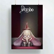 Onyourcases Dumbo Tim Burton Custom Poster Best Silk Poster Wall Decor Home Decoration Wall Art Satin Silky Decorative Wallpaper Personalized Wall Hanging 20x14 Inch 24x35 Inch Poster