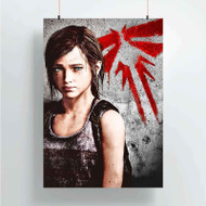 Onyourcases Ellie The Last of Us Left Behind Custom Poster Best Silk Poster Wall Decor Home Decoration Wall Art Satin Silky Decorative Wallpaper Personalized Wall Hanging 20x14 Inch 24x35 Inch Poster