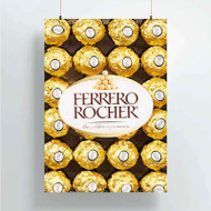 Onyourcases Ferrero Rocher Chocolate Custom Poster Best Silk Poster Wall Decor Home Decoration Wall Art Satin Silky Decorative Wallpaper Personalized Wall Hanging 20x14 Inch 24x35 Inch Poster