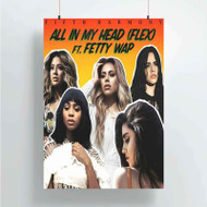 Onyourcases Fifth Harmony feat Fetty Wap All In My Head Custom Poster Best Silk Poster Wall Decor Home Decoration Wall Art Satin Silky Decorative Wallpaper Personalized Wall Hanging 20x14 Inch 24x35 Inch Poster