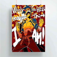Onyourcases Gurren Lagann Kamina Custom Poster Best Silk Poster Wall Decor Home Decoration Wall Art Satin Silky Decorative Wallpaper Personalized Wall Hanging 20x14 Inch 24x35 Inch Poster