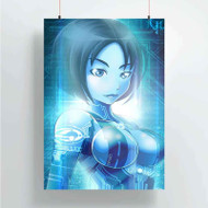 Onyourcases Halo 4 Cortana Art Custom Poster Best Silk Poster Wall Decor Home Decoration Wall Art Satin Silky Decorative Wallpaper Personalized Wall Hanging 20x14 Inch 24x35 Inch Poster