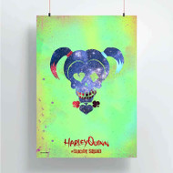 Onyourcases Harley Quinn Galaxy Suicide Squad Custom Poster Best Silk Poster Wall Decor Home Decoration Wall Art Satin Silky Decorative Wallpaper Personalized Wall Hanging 20x14 Inch 24x35 Inch Poster