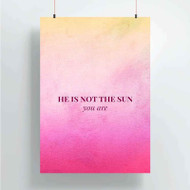 Onyourcases He is Not The Sun Grey s Anatomy Custom Poster Best Silk Poster Wall Decor Home Decoration Wall Art Satin Silky Decorative Wallpaper Personalized Wall Hanging 20x14 Inch 24x35 Inch Poster