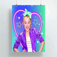 Onyourcases Jojo Siwa Custom Poster Best Silk Poster Wall Decor Home Decoration Wall Art Satin Silky Decorative Wallpaper Personalized Wall Hanging 20x14 Inch 24x35 Inch Poster