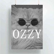 Onyourcases Kitty Ozzy Osbourne Custom Poster Best Silk Poster Wall Decor Home Decoration Wall Art Satin Silky Decorative Wallpaper Personalized Wall Hanging 20x14 Inch 24x35 Inch Poster