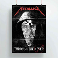 Onyourcases Metallica Through the Never Custom Poster Best Silk Poster Wall Decor Home Decoration Wall Art Satin Silky Decorative Wallpaper Personalized Wall Hanging 20x14 Inch 24x35 Inch Poster