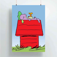 Onyourcases My Little Pony as Snoopy Custom Poster Best Silk Poster Wall Decor Home Decoration Wall Art Satin Silky Decorative Wallpaper Personalized Wall Hanging 20x14 Inch 24x35 Inch Poster
