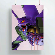 Onyourcases Neon Genesis Evangelion Eva Unit 01 Custom Poster Best Silk Poster Wall Decor Home Decoration Wall Art Satin Silky Decorative Wallpaper Personalized Wall Hanging 20x14 Inch 24x35 Inch Poster