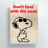 Onyourcases Peanuts Don t Fool With The Cool Custom Poster Best Silk Poster Wall Decor Home Decoration Wall Art Satin Silky Decorative Wallpaper Personalized Wall Hanging 20x14 Inch 24x35 Inch Poster