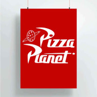 Onyourcases Pizza Planet Custom Poster Best Silk Poster Wall Decor Home Decoration Wall Art Satin Silky Decorative Wallpaper Personalized Wall Hanging 20x14 Inch 24x35 Inch Poster