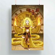 Onyourcases Rapunzel The Fire Nation Custom Poster Best Silk Poster Wall Decor Home Decoration Wall Art Satin Silky Decorative Wallpaper Personalized Wall Hanging 20x14 Inch 24x35 Inch Poster