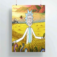 Onyourcases Rick Sanchez Custom Poster Best Silk Poster Wall Decor Home Decoration Wall Art Satin Silky Decorative Wallpaper Personalized Wall Hanging 20x14 Inch 24x35 Inch Poster